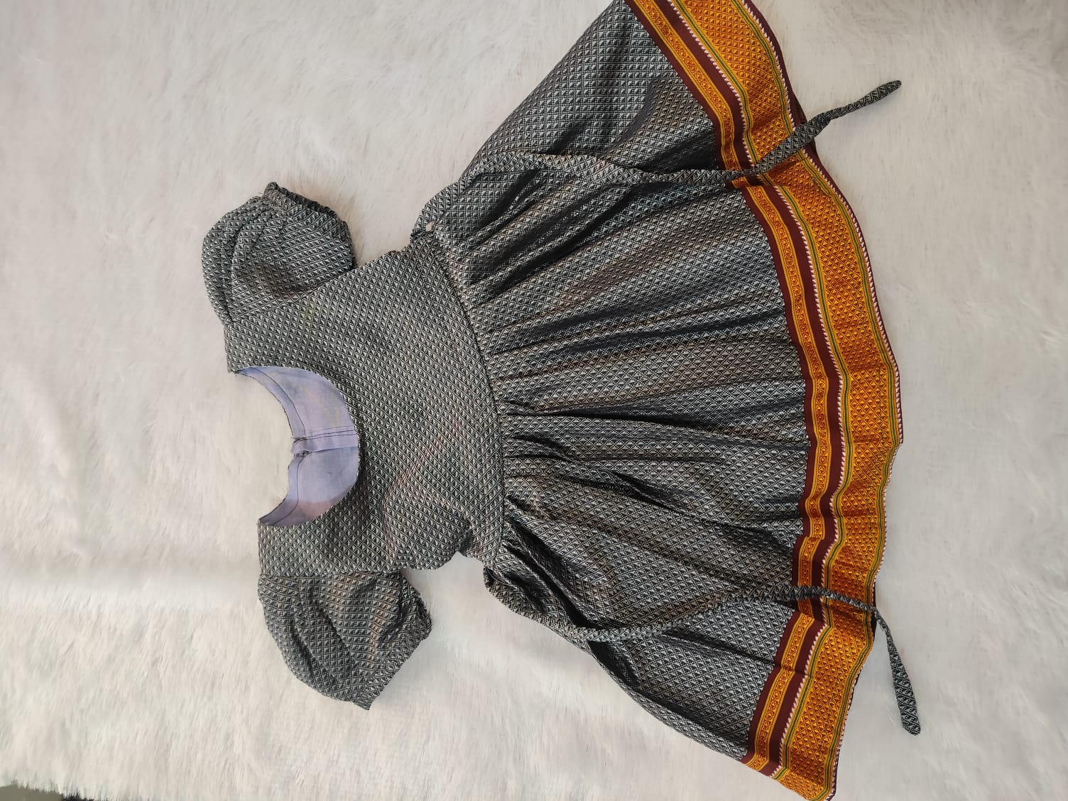 Traditional Khan Fabric Baby Frock